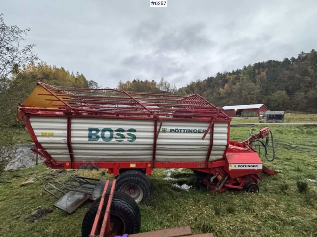 Pöttinger Boss Forage Wagon - Siena sagatavošanas tehnika: foto 2 Pöttinger Boss Forage Wagon - Siena sagatavošanas tehnika: foto 2