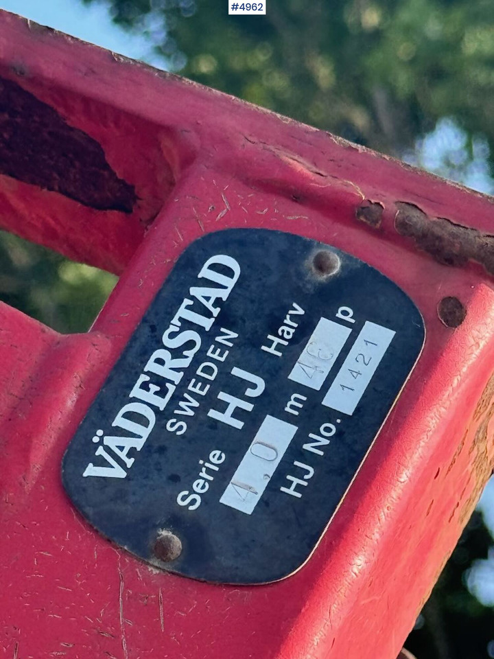 Augsnes apstrādes tehnika Väderstad Harrow: foto 7