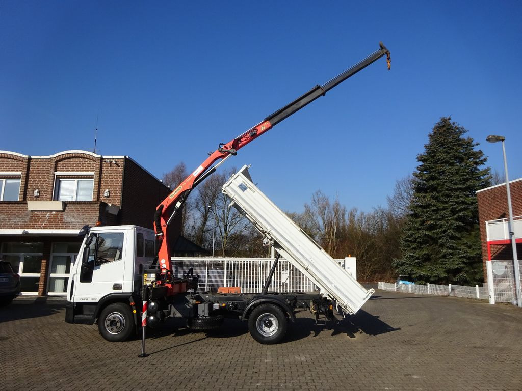 Iveco ML75E18K MEILLER 3Skipper mit PK 7001 Kran 4x2 - Kravas automašīna pašizgāzējs, Kravas auto ar manipulatoru: foto 2 Iveco ML75E18K MEILLER 3Skipper mit PK 7001 Kran 4x2 - Kravas automašīna pašizgāzējs, Kravas auto ar manipulatoru: foto 2