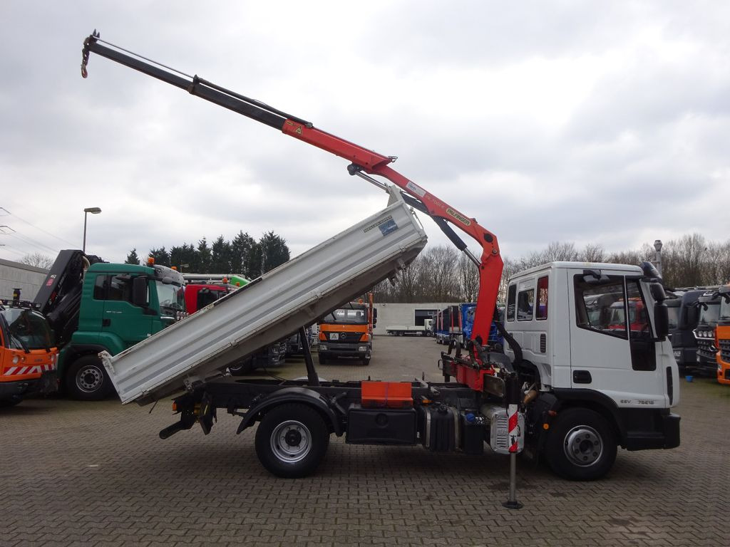 Iveco ML75E18K MEILLER 3Skipper mit PK 7001 Kran 4x2 - Kravas automašīna pašizgāzējs, Kravas auto ar manipulatoru: foto 4 Iveco ML75E18K MEILLER 3Skipper mit PK 7001 Kran 4x2 - Kravas automašīna pašizgāzējs, Kravas auto ar manipulatoru: foto 4
