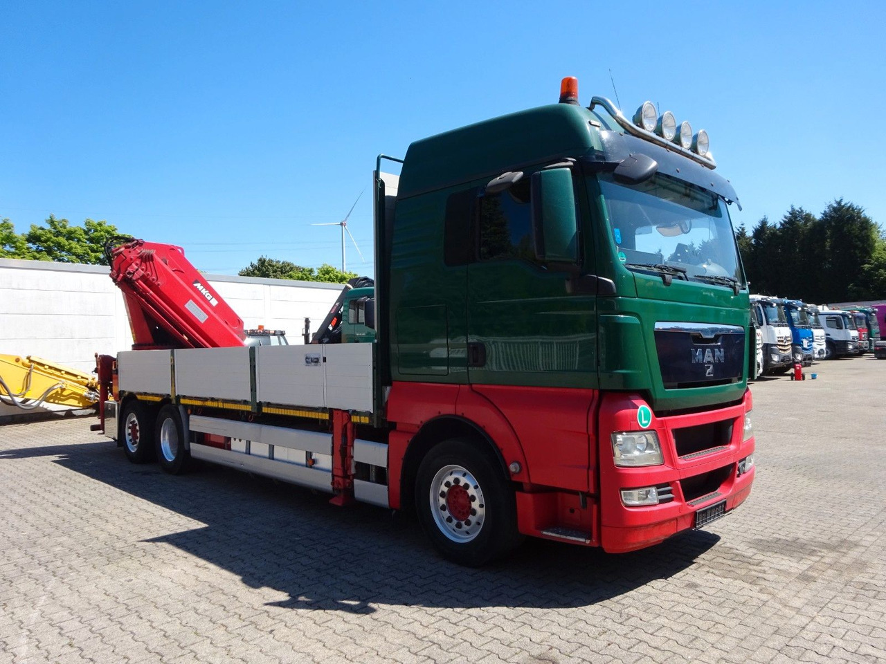 Kravas auto ar manipulatoru MAN 26.480 TGX + MKG HLK531 Kran +Lift-Lenkachse: foto 15