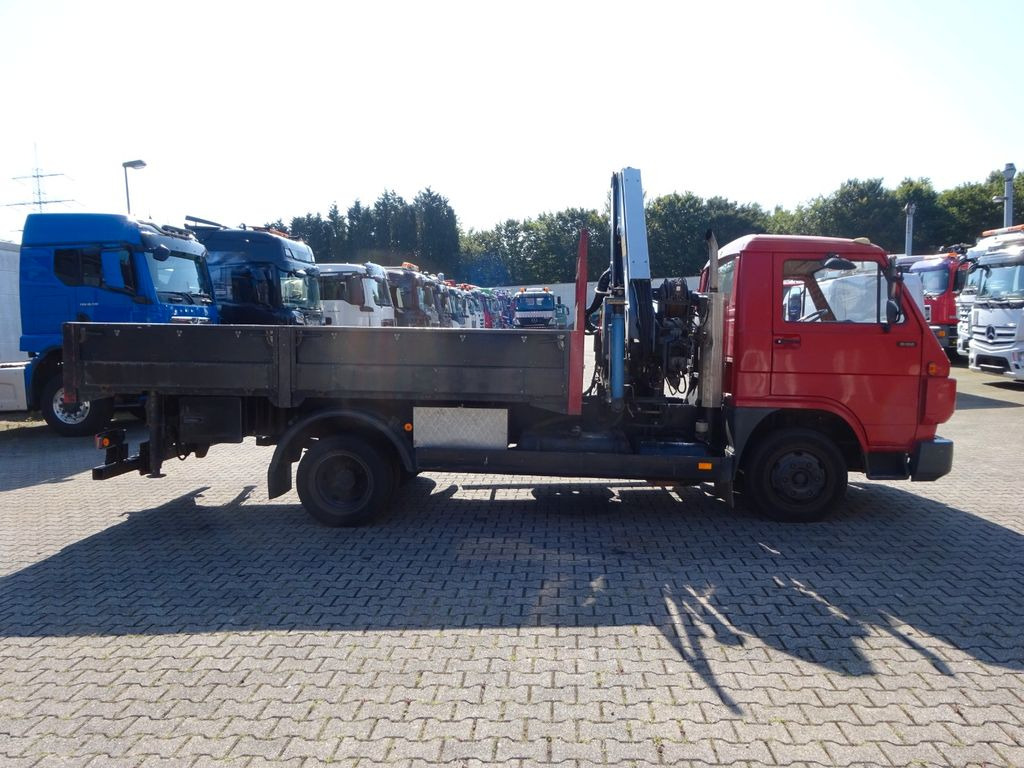 Kravas auto ar manipulatoru, Bortu kravas automašīna/ Platforma MAN 9.150 Pritsche + Effer 953S Dachdeckerkran 4x2: foto 7