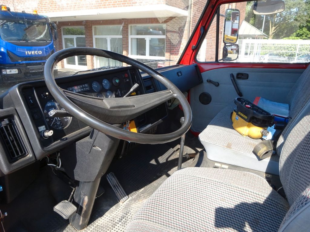 Kravas auto ar manipulatoru, Bortu kravas automašīna/ Platforma MAN 9.150 Pritsche + Effer 953S Dachdeckerkran 4x2: foto 16