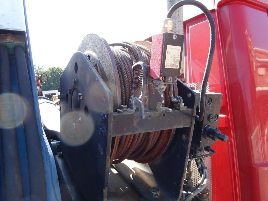 Kravas auto ar manipulatoru, Bortu kravas automašīna/ Platforma MAN 9.150 Pritsche + Effer 953S Dachdeckerkran 4x2: foto 11