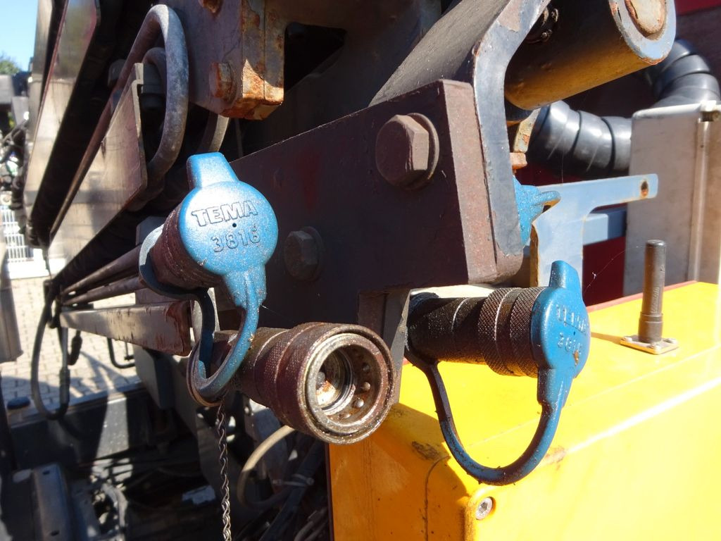 Kravas auto ar manipulatoru, Bortu kravas automašīna/ Platforma MAN 9.150 Pritsche + Effer 953S Dachdeckerkran 4x2: foto 12