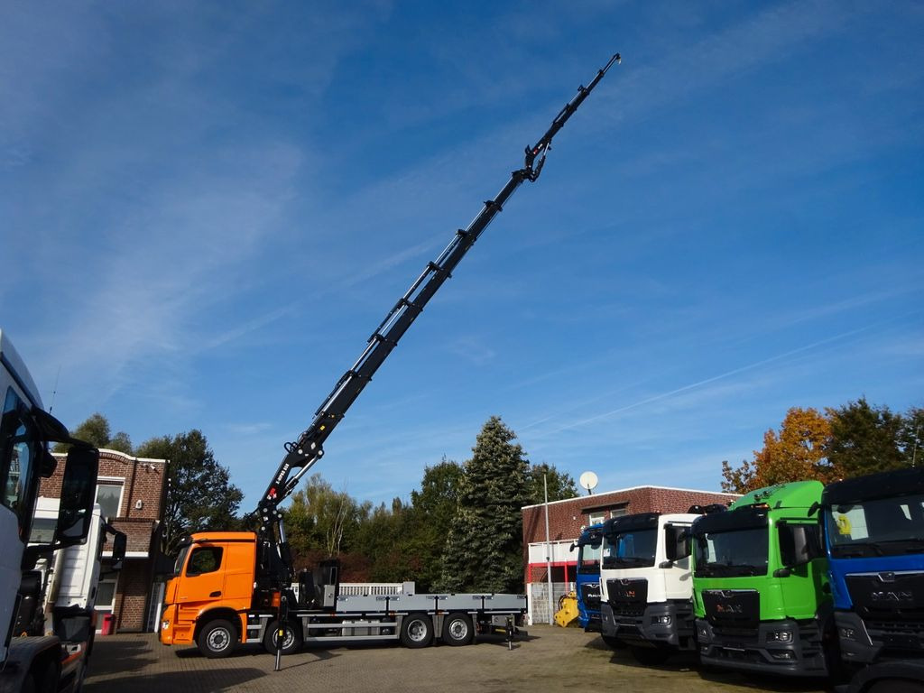 Mercedes-Benz 3751 Arocs Pritsche + HIAB 858 + JIB 8x2 - Kravas auto ar manipulatoru, Bortu kravas automašīna/ Platforma: foto 5 Mercedes-Benz 3751 Arocs Pritsche + HIAB 858 + JIB 8x2 - Kravas auto ar manipulatoru, Bortu kravas automašīna/ Platforma: foto 5