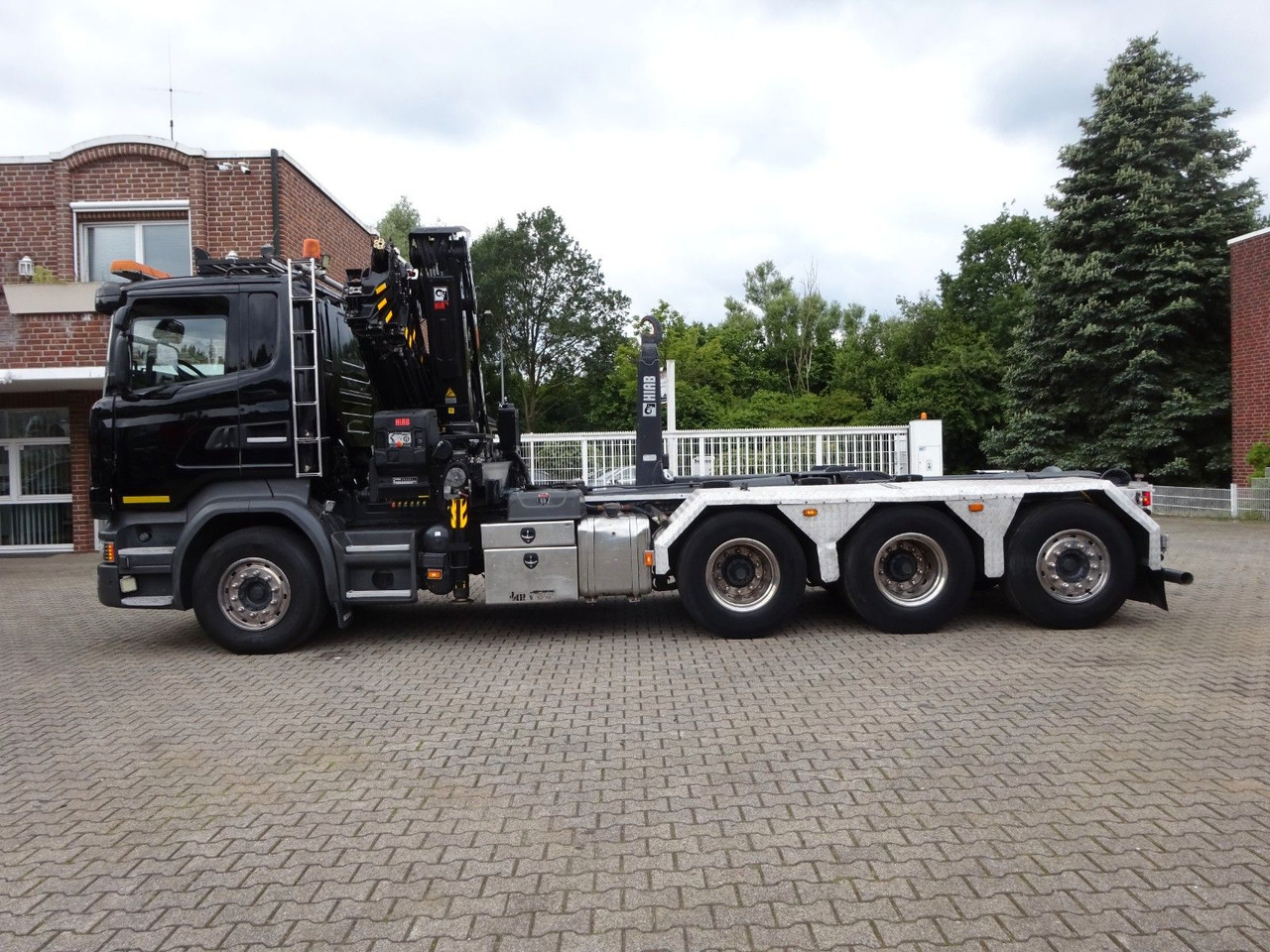 Kravas auto ar manipulatoru, Pacēlājs ar āķi Scania R490 Abroller + HIAB 302E-6 Bj.2021 !Kran TRIDEM Scania R490 Abroller + HIAB 302E-6 Bj.2021 !Kran TRIDEM: foto 6