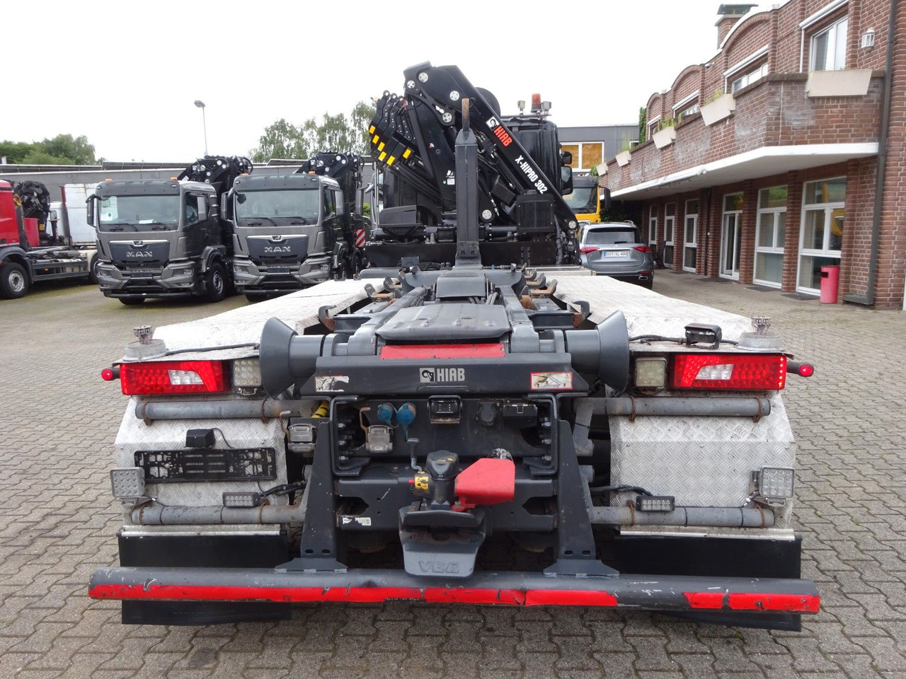 Kravas auto ar manipulatoru, Pacēlājs ar āķi Scania R490 Abroller + HIAB 302E-6 Bj.2021 !Kran TRIDEM Scania R490 Abroller + HIAB 302E-6 Bj.2021 !Kran TRIDEM: foto 10