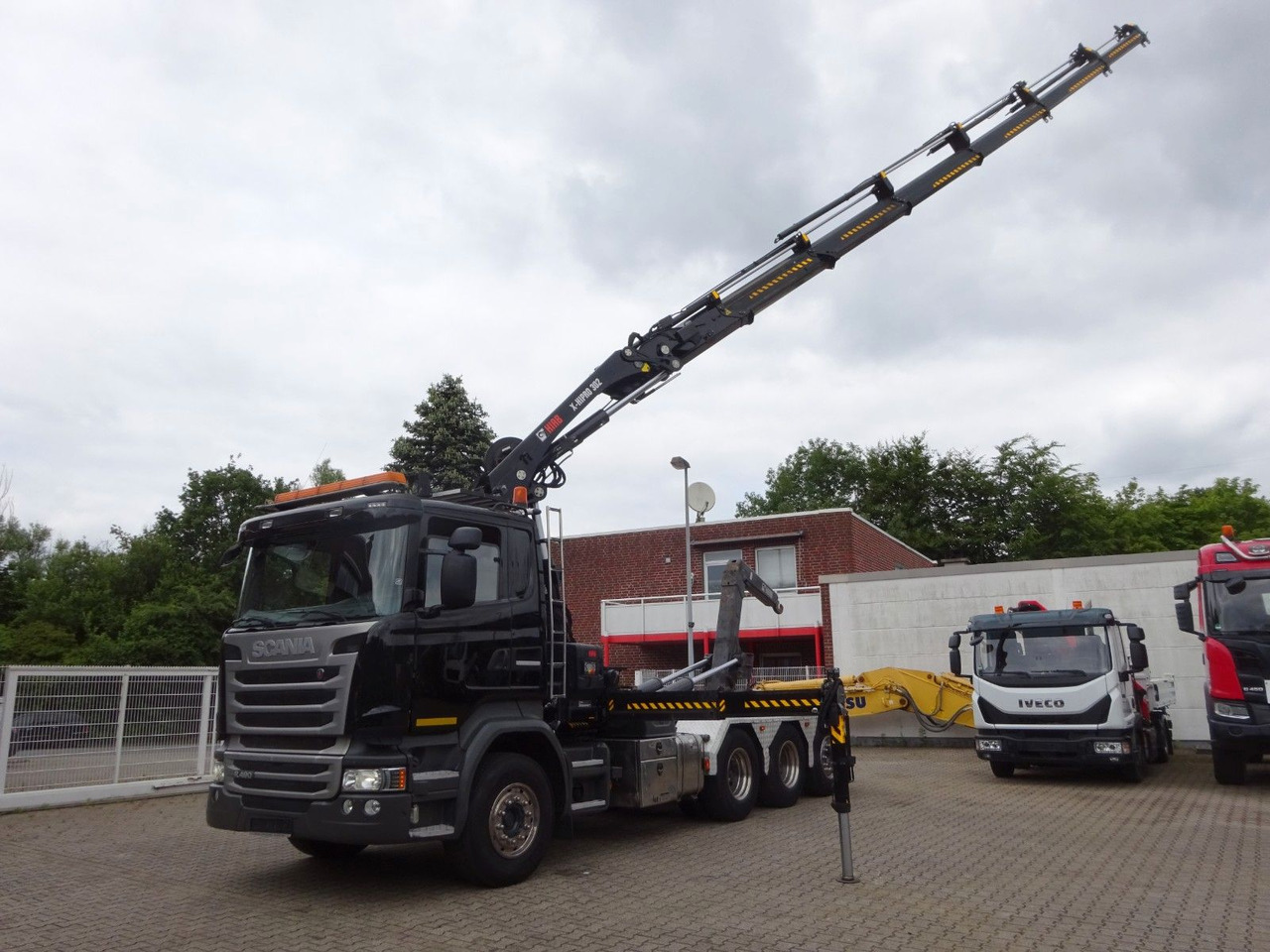 Scania R490 Abroller + HIAB 302E-6 Bj.2021 !Kran TRIDEM Scania R490 Abroller + HIAB 302E-6 Bj.2021 !Kran TRIDEM - Kravas auto ar manipulatoru, Pacēlājs ar āķi: foto 2 Scania R490 Abroller + HIAB 302E-6 Bj.2021 !Kran TRIDEM Scania R490 Abroller + HIAB 302E-6 Bj.2021 !Kran TRIDEM - Kravas auto ar manipulatoru, Pacēlājs ar āķi: foto 2