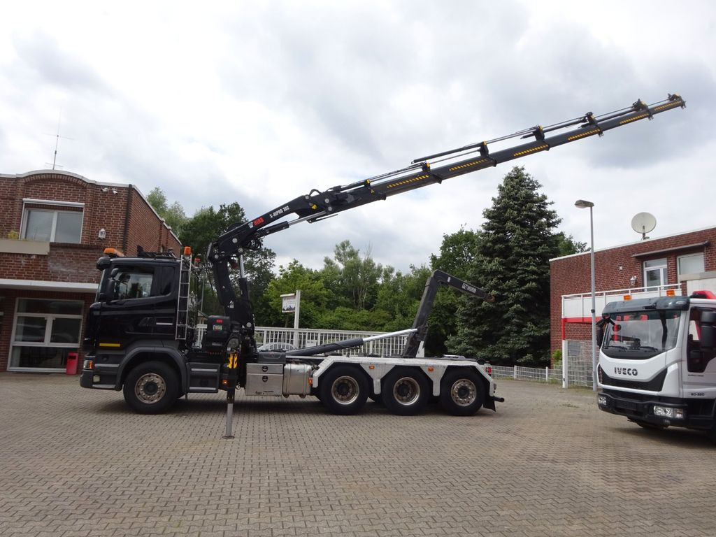 Scania R490 Abroller + HIAB 302E-6 Bj.2021 !Kran TRIDEM - Pacēlājs ar āķi, Kravas auto ar manipulatoru: foto 1 Scania R490 Abroller + HIAB 302E-6 Bj.2021 !Kran TRIDEM - Pacēlājs ar āķi, Kravas auto ar manipulatoru: foto 1