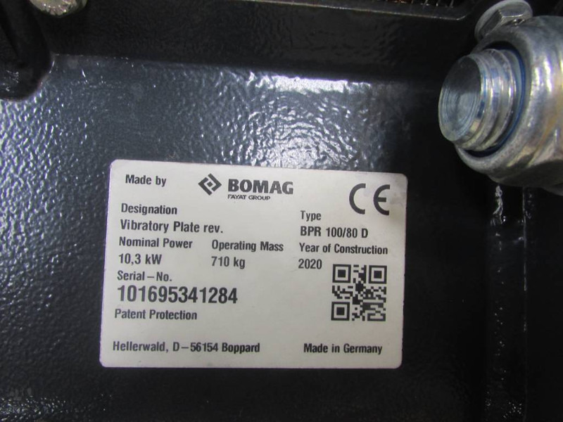 Bomag BPR 100/80 D 8.500 EUR Rüttelplatte - Vibrobliete: foto 3 Bomag BPR 100/80 D 8.500 EUR Rüttelplatte - Vibrobliete: foto 3