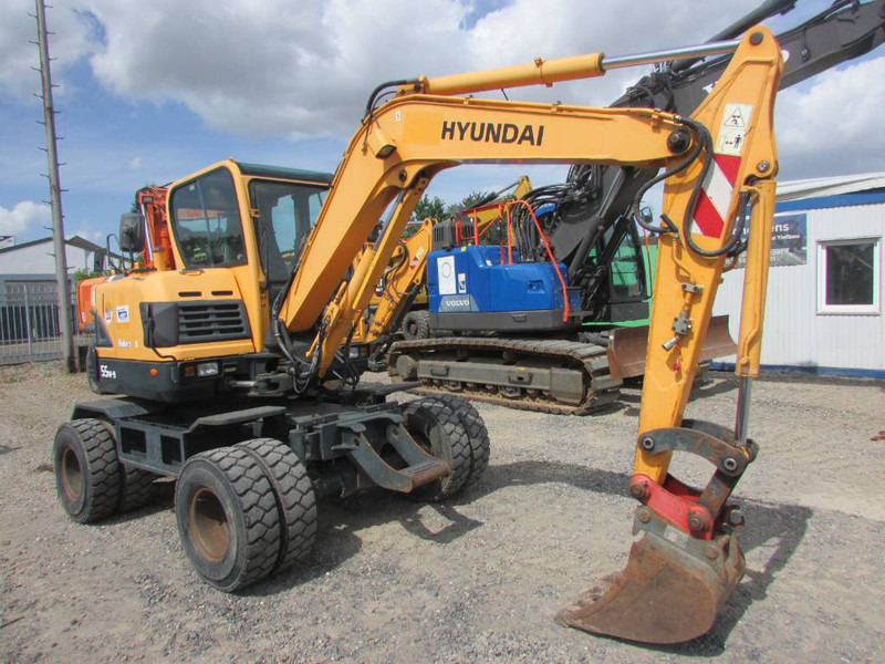 Hyundai Robex 55 W-9 Mobilbagger 34.000 EUR - Riteņu ekskavators: foto 3 Hyundai Robex 55 W-9 Mobilbagger 34.000 EUR - Riteņu ekskavators: foto 3