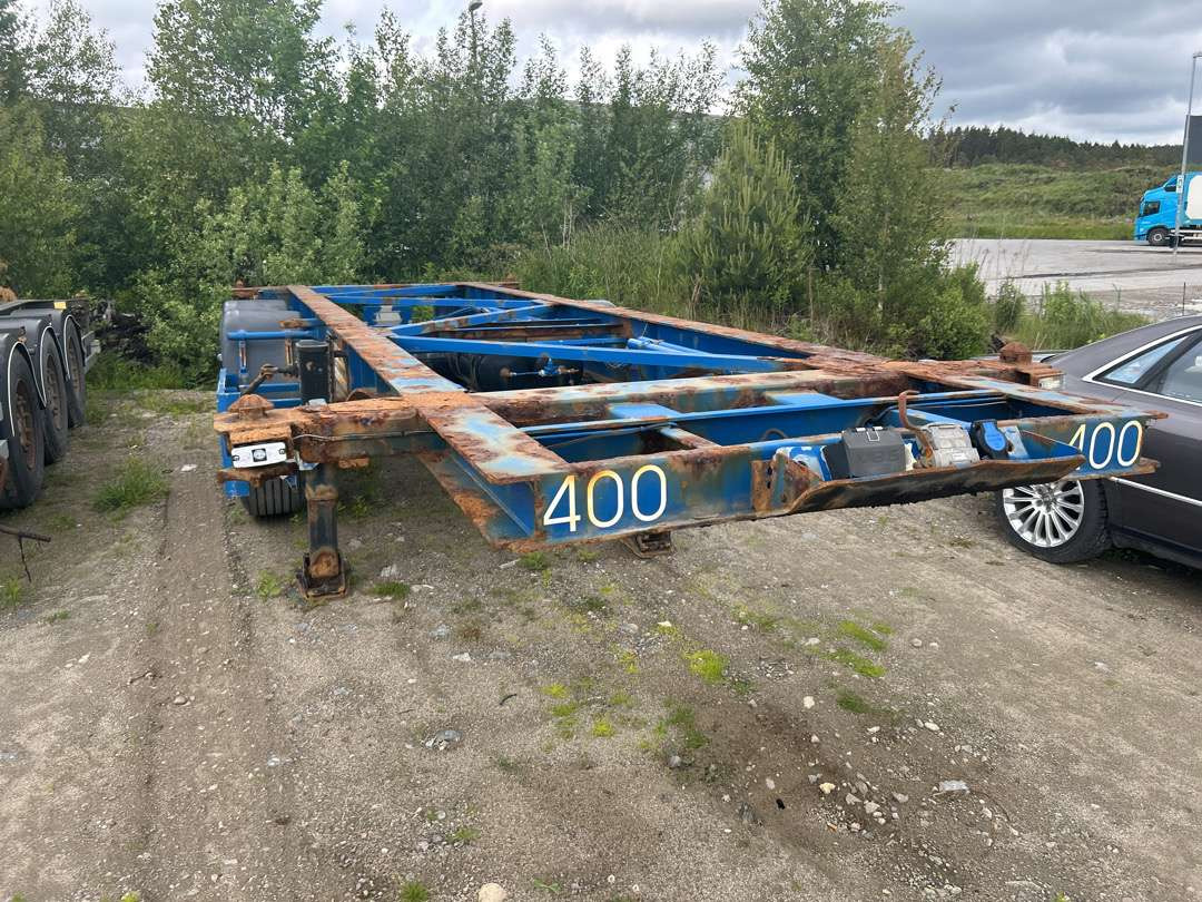 2004 Container henger TURBO`HOET CONTAINERSEMITRAILER EU-godkjent - Puspiekabe noņemamā virsbūve/ Konteineru vedējs: foto 2 2004 Container henger TURBO`HOET CONTAINERSEMITRAILER EU-godkjent - Puspiekabe noņemamā virsbūve/ Konteineru vedējs: foto 2