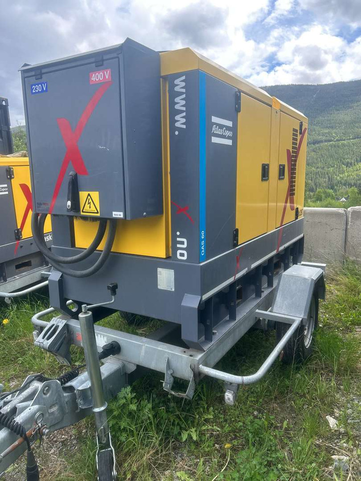 2018 Atlas Copco QAS 60 - Elektroģenerators: foto 1 2018 Atlas Copco QAS 60 - Elektroģenerators: foto 1