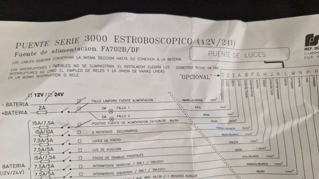 Varsellysbjelke – Puente Serie 3000 (12V / 24V - Motocikla piekabe: foto 4 Varsellysbjelke – Puente Serie 3000 (12V / 24V - Motocikla piekabe: foto 4