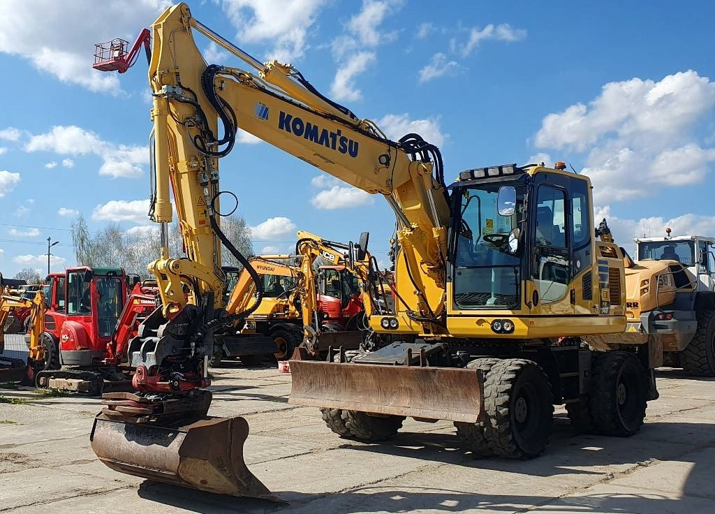 Komatsu PW148-10 - Riteņu ekskavators: foto 1 Komatsu PW148-10 - Riteņu ekskavators: foto 1