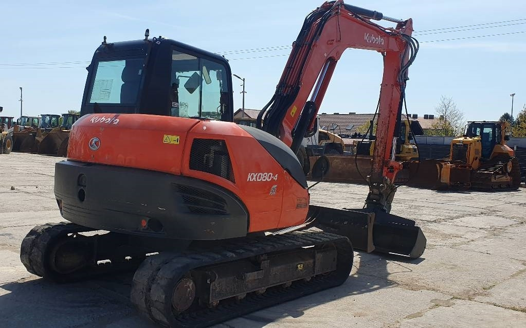 Kubota KX 080-4 - Mini-ekskavators: foto 4 Kubota KX 080-4 - Mini-ekskavators: foto 4