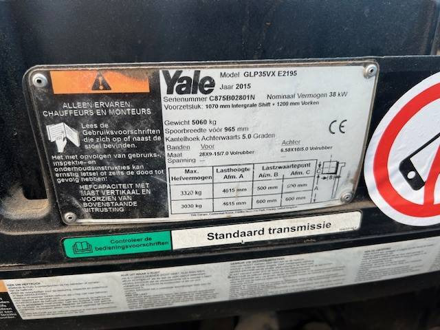 Gāzes iekrāvējs Yale GLP 35 VX: foto 16