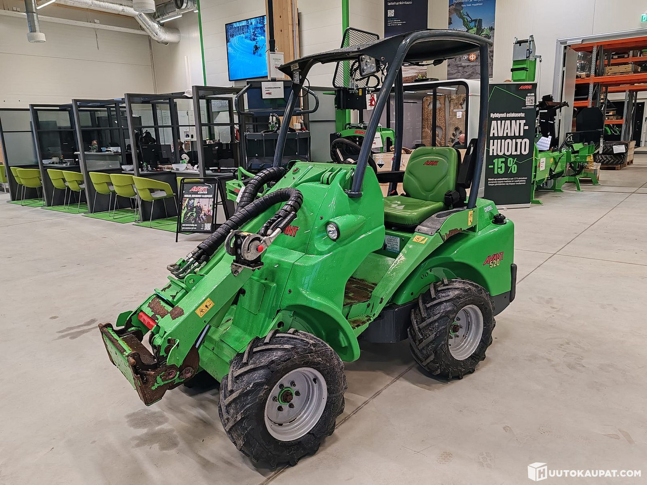 Avant 520 2014 – 2,035 h – running and drivable compact loader, Juva - Mini iekrāvējs: foto 1 Avant 520 2014 – 2,035 h – running and drivable compact loader, Juva - Mini iekrāvējs: foto 1