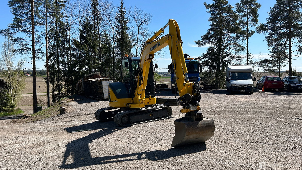 Kumitelakaivinkone Komatsu PC55MR, vm. 2021, sekä EC206 rototiltti, Lieto - Celtniecības tehnika: foto 4 Kumitelakaivinkone Komatsu PC55MR, vm. 2021, sekä EC206 rototiltti, Lieto - Celtniecības tehnika: foto 4