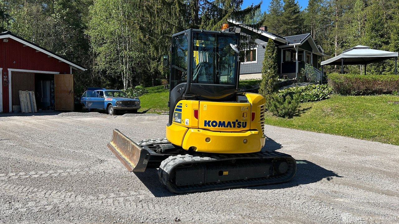 Kumitelakaivinkone Komatsu PC55MR, vm. 2021, sekä EC206 rototiltti, Lieto - Celtniecības tehnika: foto 5 Kumitelakaivinkone Komatsu PC55MR, vm. 2021, sekä EC206 rototiltti, Lieto - Celtniecības tehnika: foto 5