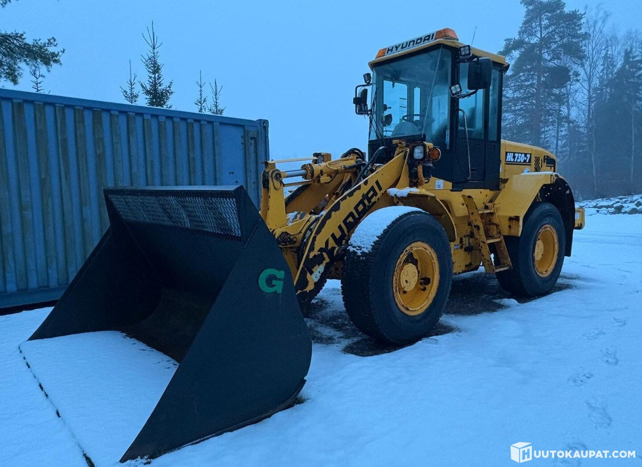 Hyundai HL 730-7 wheel loader, 2005, Porvoo - Riteņu iekrāvējs: foto 1 Hyundai HL 730-7 wheel loader, 2005, Porvoo - Riteņu iekrāvējs: foto 1
