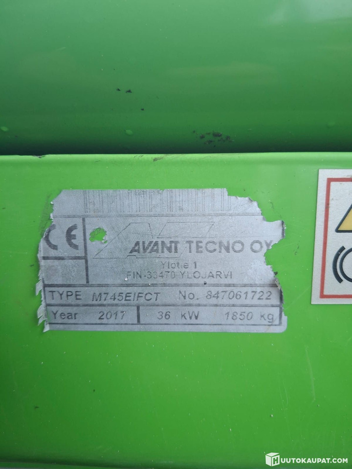 Mini loader Avant 745, 2017, 3,383 h, Nurmijärvi - Mini iekrāvējs: foto 2 Mini loader Avant 745, 2017, 3,383 h, Nurmijärvi - Mini iekrāvējs: foto 2