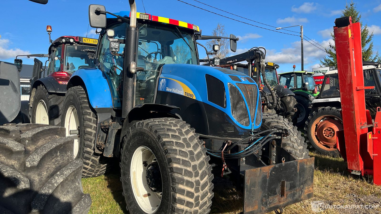 New Holland 6080, 2010, 9 000 h, AURAUSVARUSTUS, Kouvola - Traktors: foto 1 New Holland 6080, 2010, 9 000 h, AURAUSVARUSTUS, Kouvola - Traktors: foto 1