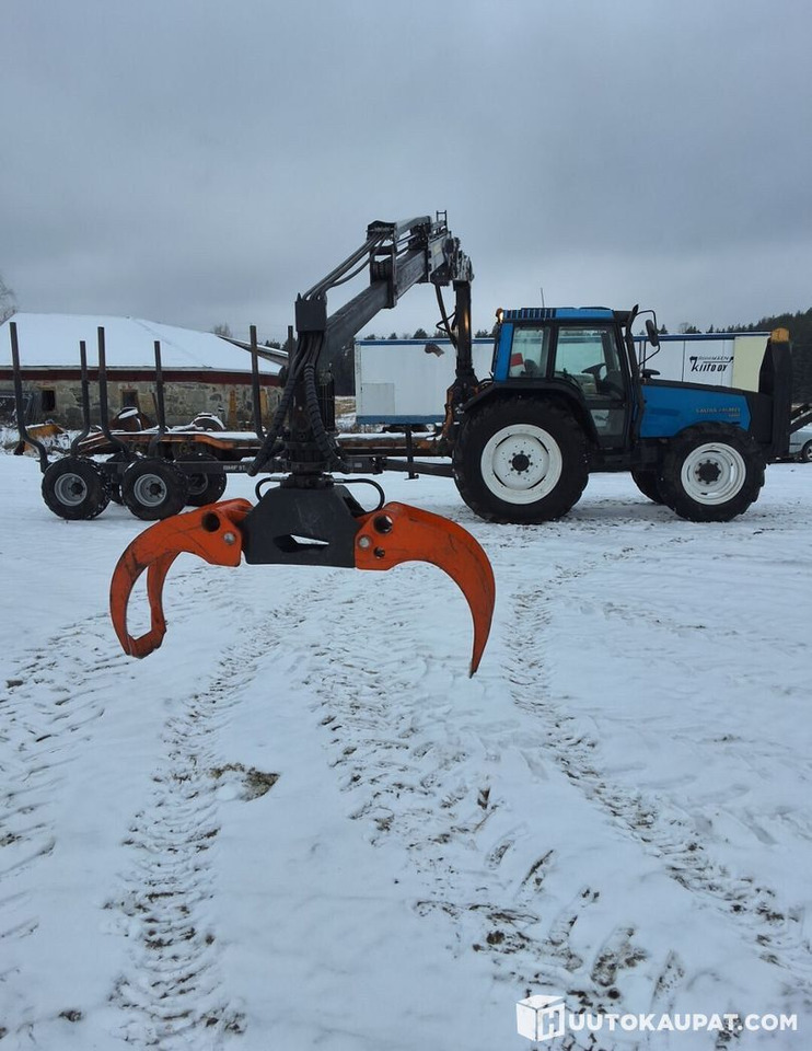 Valmet 6800 + PMF 850 crane + trailer BMF 9T, Leppävirta - Traktors: foto 3 Valmet 6800 + PMF 850 crane + trailer BMF 9T, Leppävirta - Traktors: foto 3