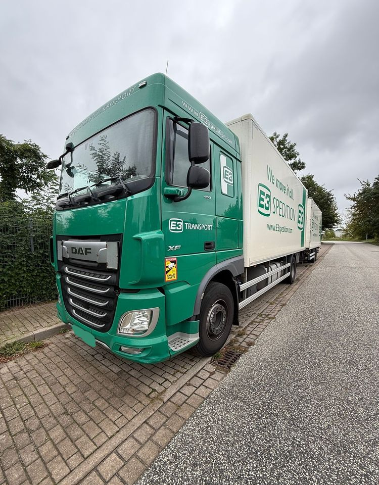 DAF XF ZESTAW TANDEM 2021 ORYGINALNY PRZEBIEG z Niemiec / PRZEJAZDOWY Z WINDĄ / - Kravas automašīna ar slēgto virsbūvi: foto 2 DAF XF ZESTAW TANDEM 2021 ORYGINALNY PRZEBIEG z Niemiec / PRZEJAZDOWY Z WINDĄ / - Kravas automašīna ar slēgto virsbūvi: foto 2