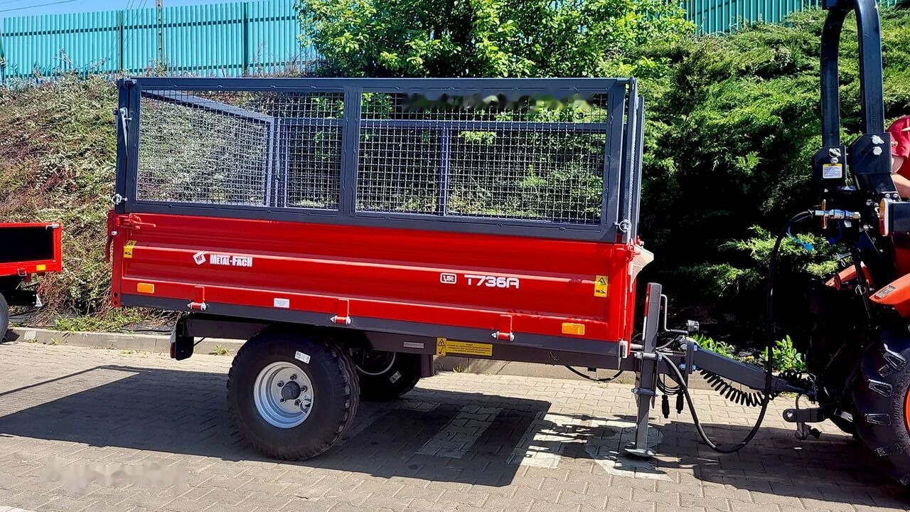 Metal-Fach T736/1 - 840kg - Lauksaimniecības piekabe: foto 1 Metal-Fach T736/1 - 840kg - Lauksaimniecības piekabe: foto 1