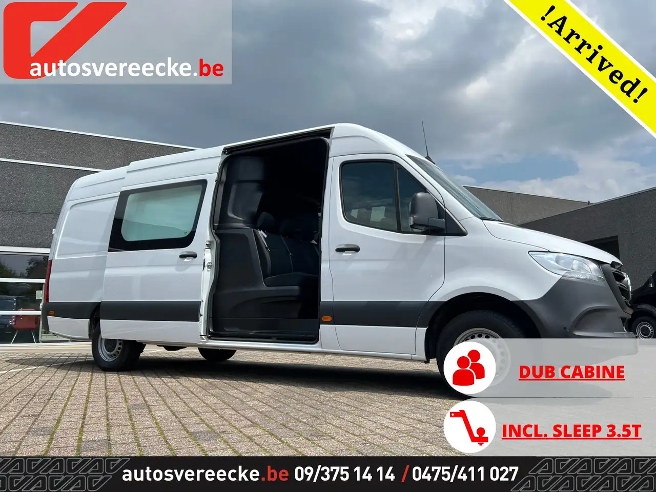 Mercedes-Benz Sprinter 315 L3H2 (37.500€ex) 3.5T SLEEP | DUB CAB 7PL - Kravas-pasažieru furgons: foto 1 Mercedes-Benz Sprinter 315 L3H2 (37.500€ex) 3.5T SLEEP | DUB CAB 7PL - Kravas-pasažieru furgons: foto 1