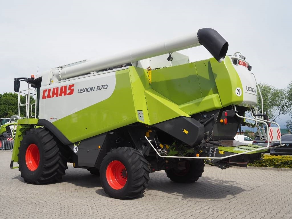 Claas Lexion 570 4WD + V750 - Labības kombains: foto 2 Claas Lexion 570 4WD + V750 - Labības kombains: foto 2