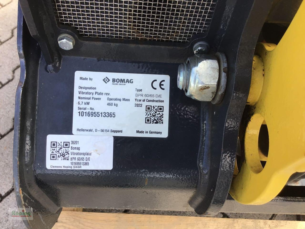 Bomag BPR 60/65 D/E - Vibrobliete: foto 5 Bomag BPR 60/65 D/E - Vibrobliete: foto 5