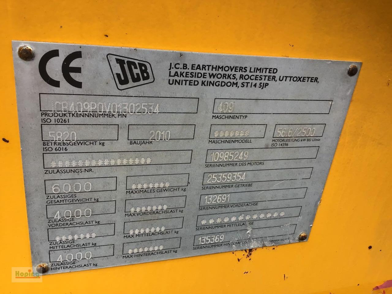 JCB 409 - Riteņu iekrāvējs: foto 5 JCB 409 - Riteņu iekrāvējs: foto 5