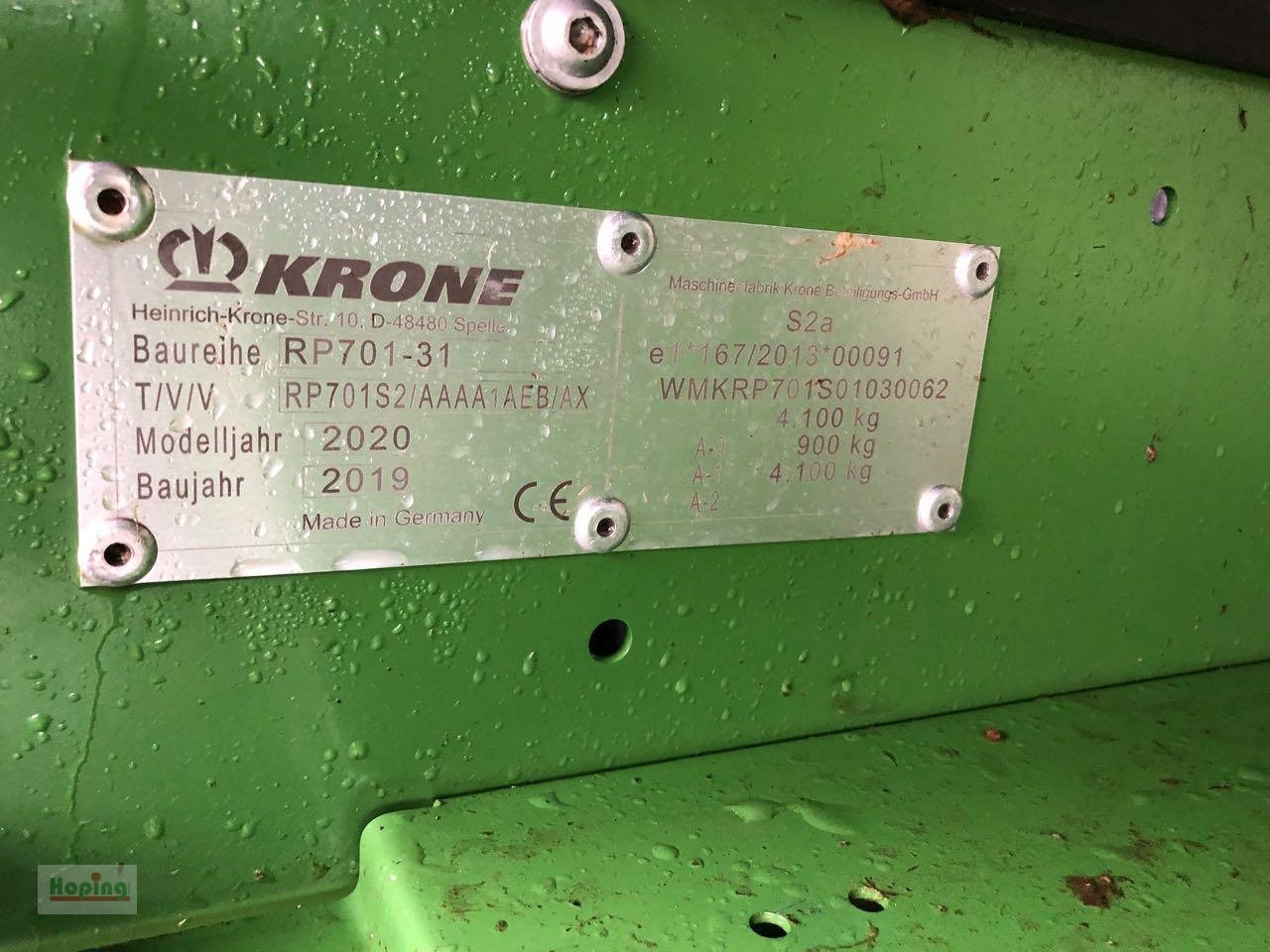 Krone Comprima V 150 XC - Rituļu prese: foto 3 Krone Comprima V 150 XC - Rituļu prese: foto 3