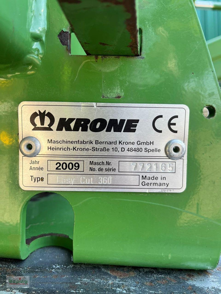 Pļāvējs Krone EasyCut 360: foto 13