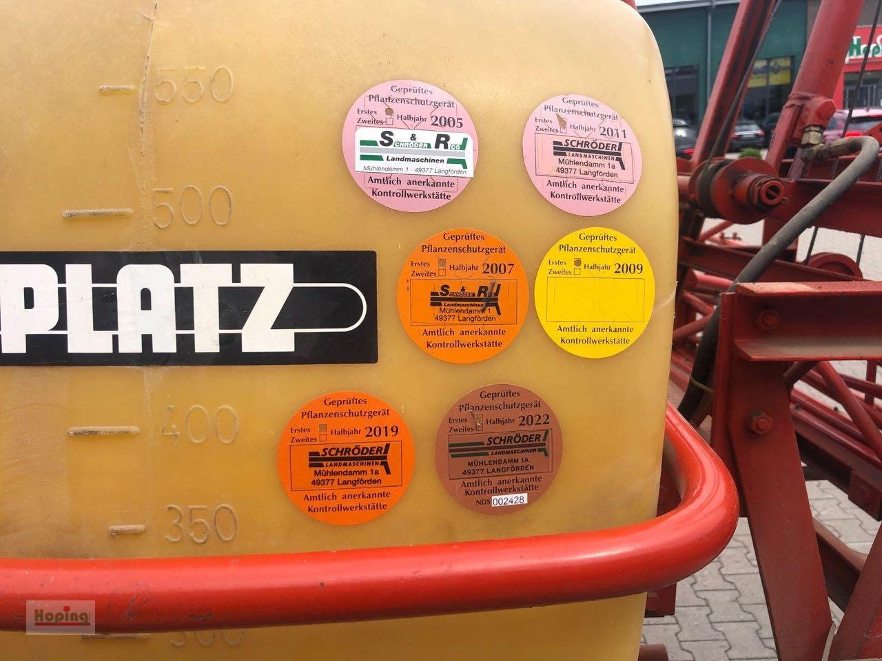 Platz 600 Liter - Uzkarināmais miglotājs: foto 5 Platz 600 Liter - Uzkarināmais miglotājs: foto 5