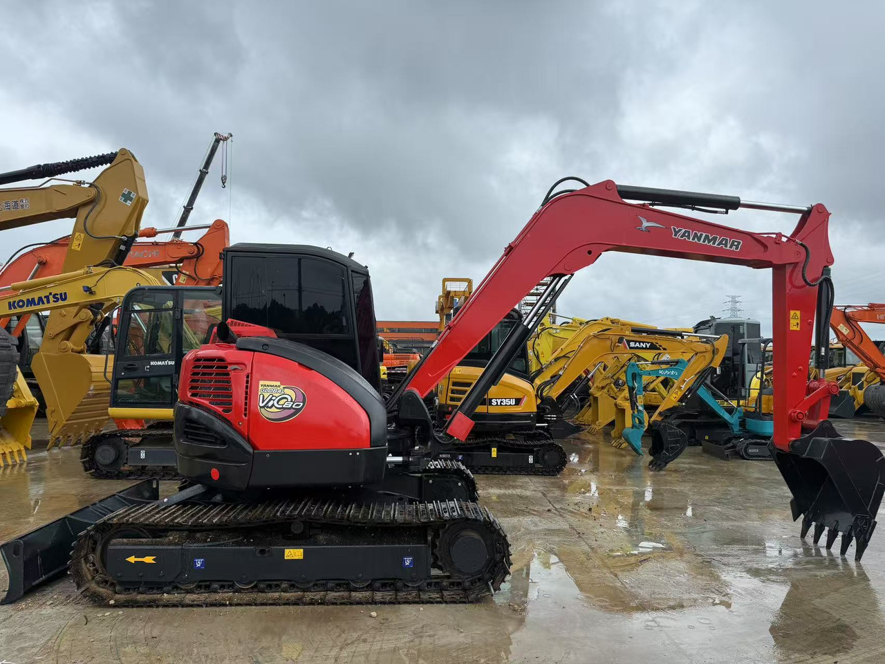 YANMAR VIO55 - Mini-ekskavators: foto 4 YANMAR VIO55 - Mini-ekskavators: foto 4