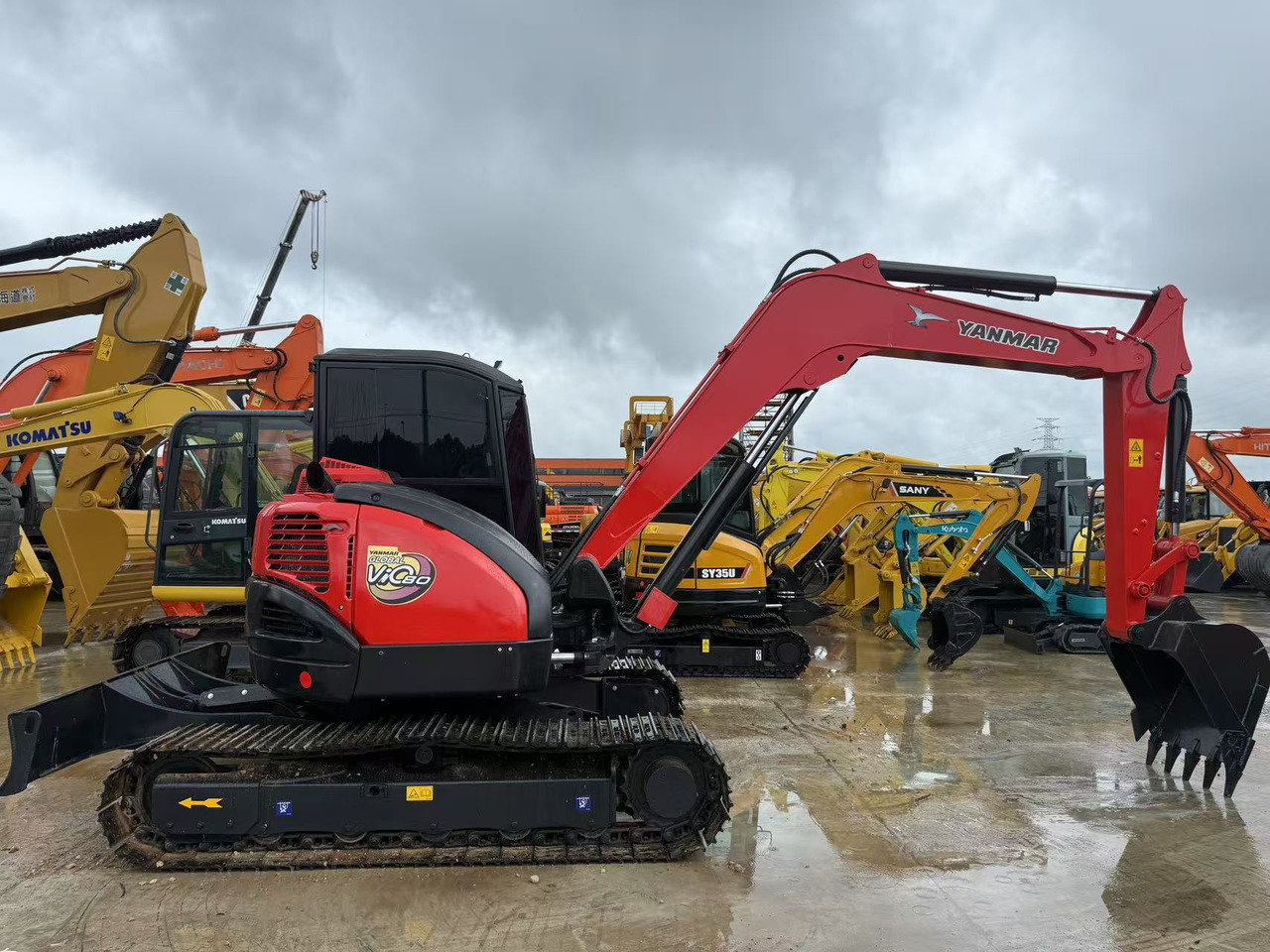 YANMAR VIO55 - Mini-ekskavators: foto 5 YANMAR VIO55 - Mini-ekskavators: foto 5
