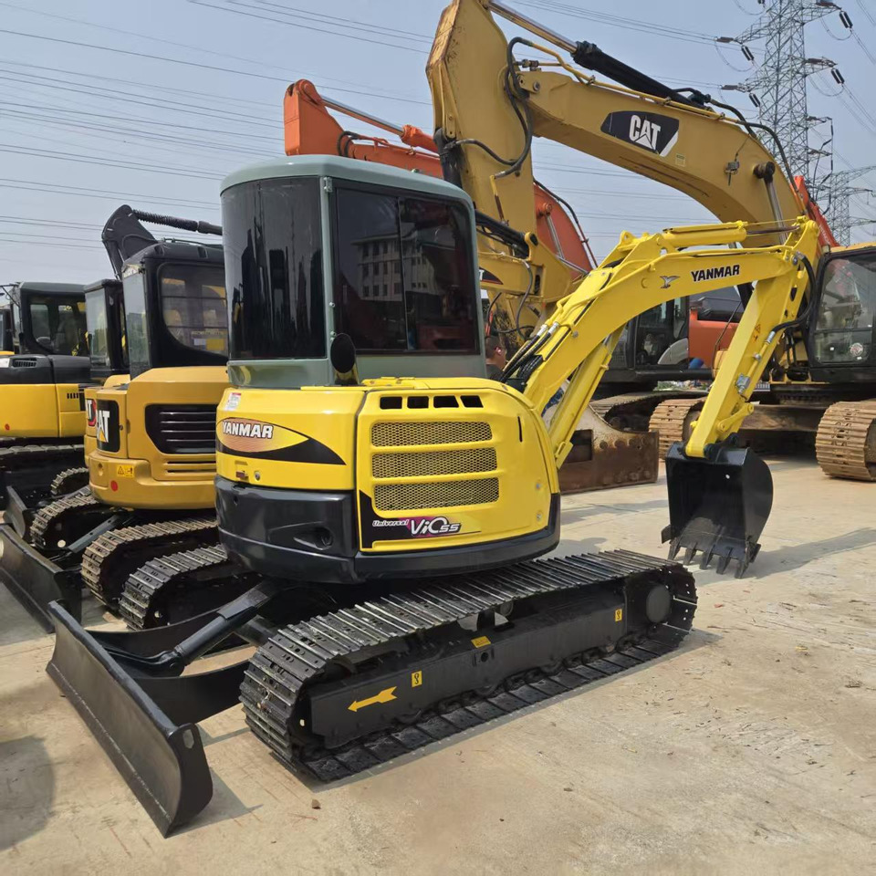 Yanmar Vio55 - Mini-ekskavators: foto 1 Yanmar Vio55 - Mini-ekskavators: foto 1