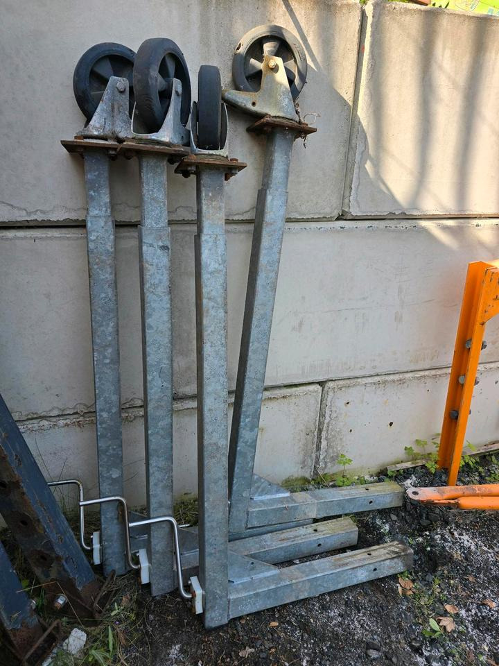 4x Stützen für Salzstreuer Container Wohnkabine Schmidt Epoke Gmeiner Salzsilo Streuautomat Winterdienst - Sāls un smilts kaisītājs: foto 2 4x Stützen für Salzstreuer Container Wohnkabine Schmidt Epoke Gmeiner Salzsilo Streuautomat Winterdienst - Sāls un smilts kaisītājs: foto 2