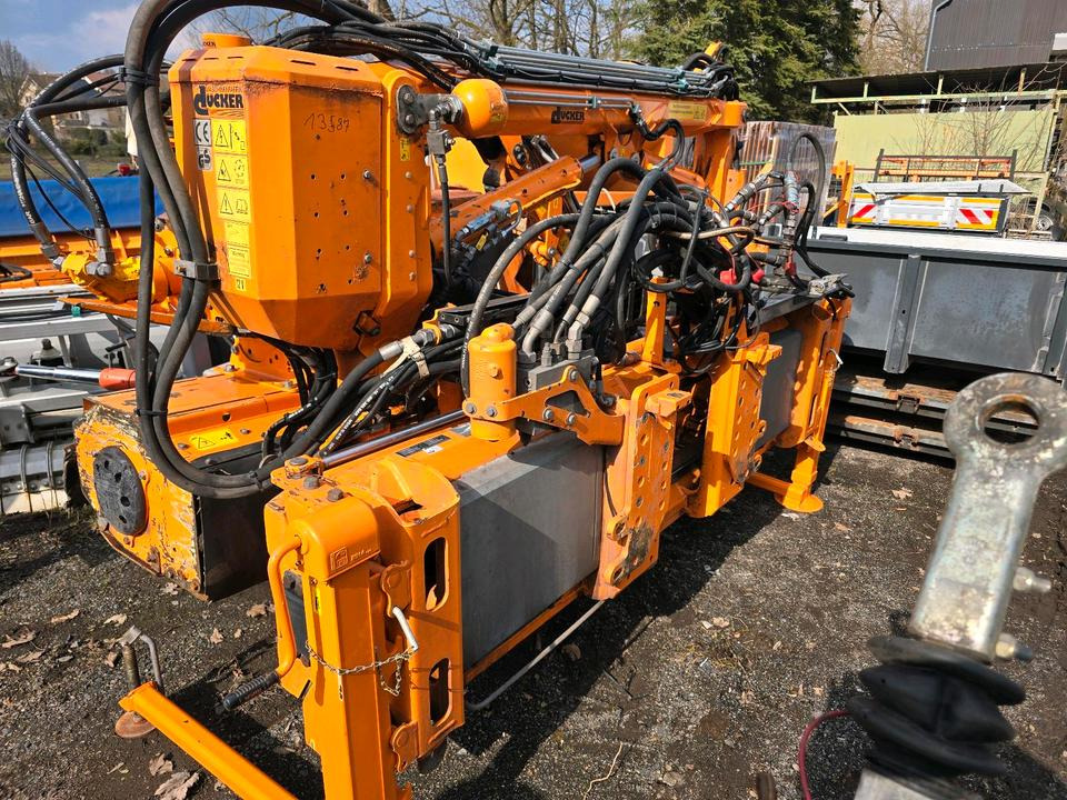 Izlices pļaujmašīna Dücker DUA 800 Mähausleger für Traktor Fendt Böschungsmäher Böschungsmulcher Seitenmulcher Banketmäher Mulag: foto 12