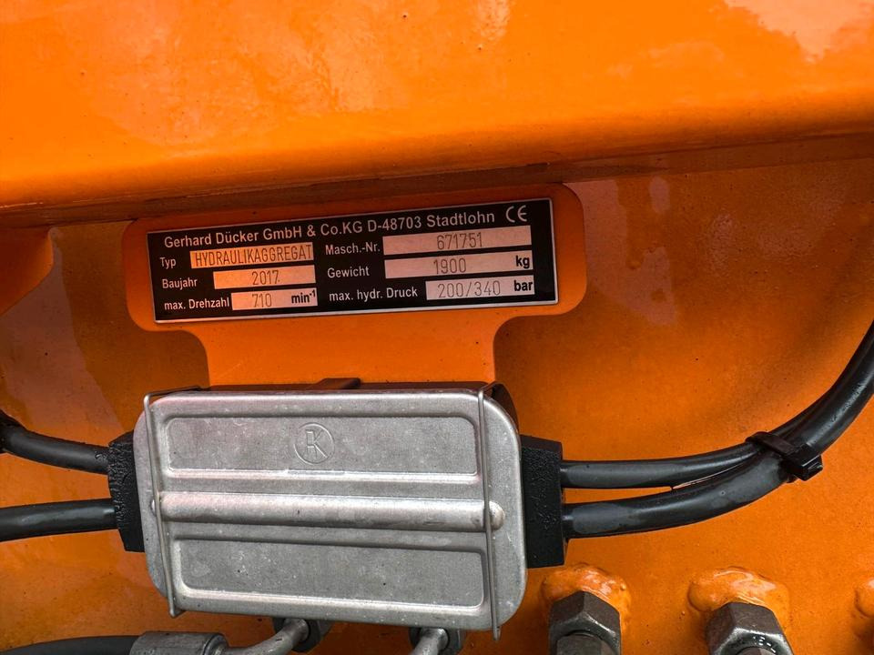 Izlices pļaujmašīna Dücker DUA 800 Mähausleger für Traktor Fendt Böschungsmäher Böschungsmulcher Seitenmulcher Banketmäher Mulag: foto 8