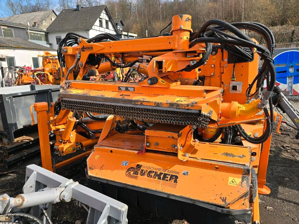 Izlices pļaujmašīna Dücker DUA 800 Mähausleger für Traktor Fendt Böschungsmäher Böschungsmulcher Seitenmulcher Banketmäher Mulag: foto 16