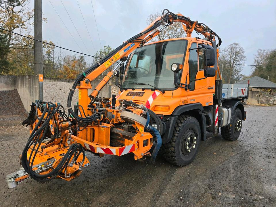 Unimog U400 2011 Bluetec 5 Mercedes-Benz 405 423 427 300 U 500 Mulag MKM Mähausleger Böschungsmäher Böschungsmulcher FME Dücker - Komunālā/ Specializētā tehnika: foto 1 Unimog U400 2011 Bluetec 5 Mercedes-Benz 405 423 427 300 U 500 Mulag MKM Mähausleger Böschungsmäher Böschungsmulcher FME Dücker - Komunālā/ Specializētā tehnika: foto 1