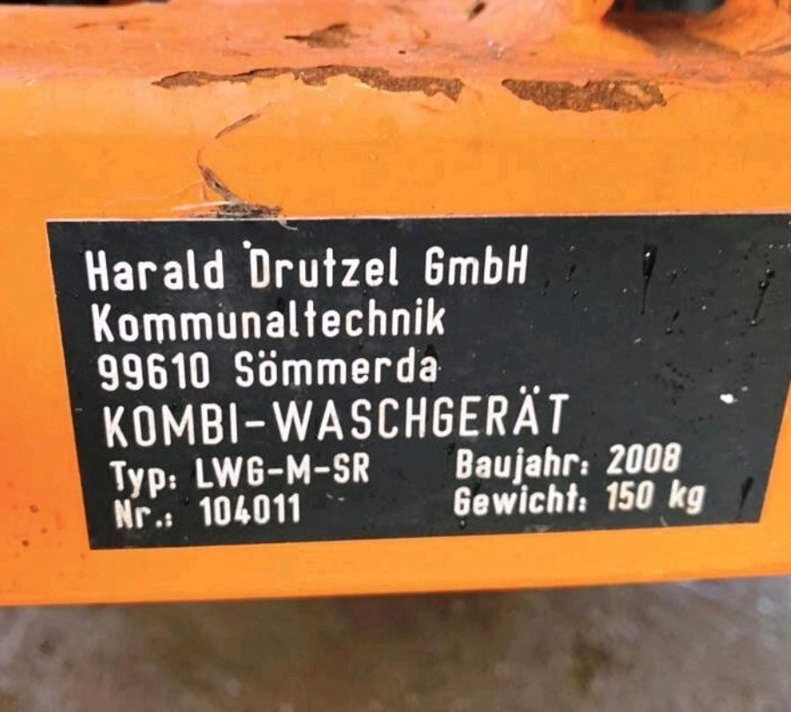 Leitpfostenwaschgerät Drutzel LWG-M-SR Leitpfostenwaschmaschine Schmidt Passend für Multicar Unimog - Birste: foto 3 Leitpfostenwaschgerät Drutzel LWG-M-SR Leitpfostenwaschmaschine Schmidt Passend für Multicar Unimog - Birste: foto 3