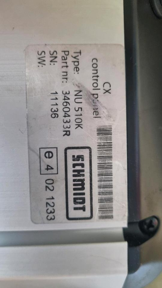 Neue NU 510K Schmidt Stratos Salzstreuer Steuerung Bedienung Bedieneinheit Mitos Salzsilo 3460443R - Elektrosistēma - Komunālā/ Specializētā tehnika: foto 2 Neue NU 510K Schmidt Stratos Salzstreuer Steuerung Bedienung Bedieneinheit Mitos Salzsilo 3460443R - Elektrosistēma - Komunālā/ Specializētā tehnika: foto 2