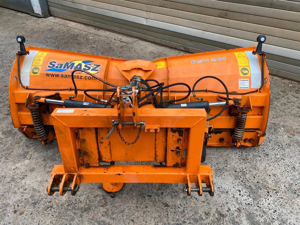 Sniega arkls SaMASZ PSV 201 G V-Pflug Keilpflug Variopflug Schneeschieber Schneeschild Winterdienst Räumschild Schneepflug passend für Traktor Fronthydraulik: foto 6