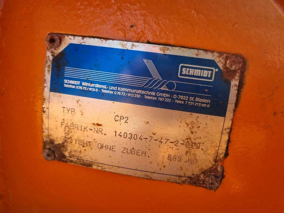 Schmidt CP2 Schneepflug Schneeschild Winterdienst Unimog - Sniega arkls: foto 3 Schmidt CP2 Schneepflug Schneeschild Winterdienst Unimog - Sniega arkls: foto 3